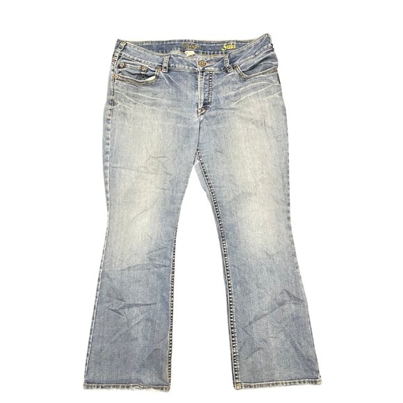 Silver Jeans Suki Light‑Wash Bootcut Jeans – Size 36x37 - Picture 2 of 4